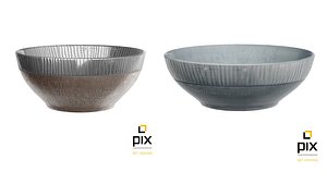 pair bowls 3d model