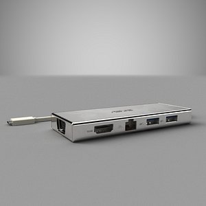 ASUS OS200 USB-C Dongle 3D model