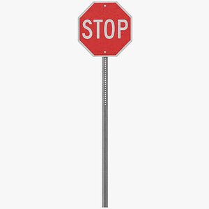 Traffic Sign 01 3D