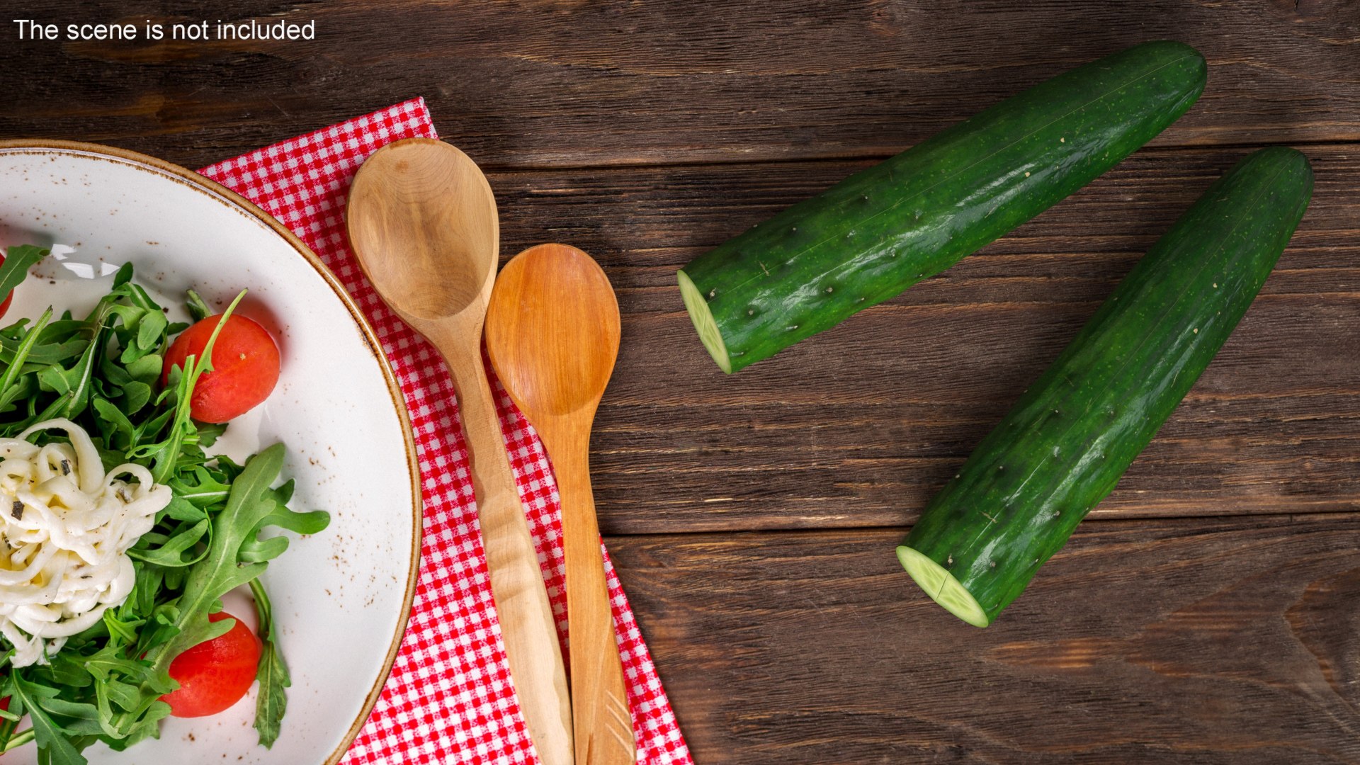 Cucumber Two Halves 3D Model - TurboSquid 1981846