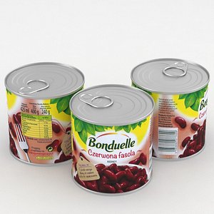 3D bonduelle red bean