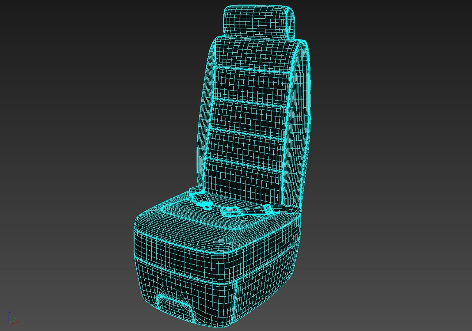 3D airplane seat model - TurboSquid 1659781