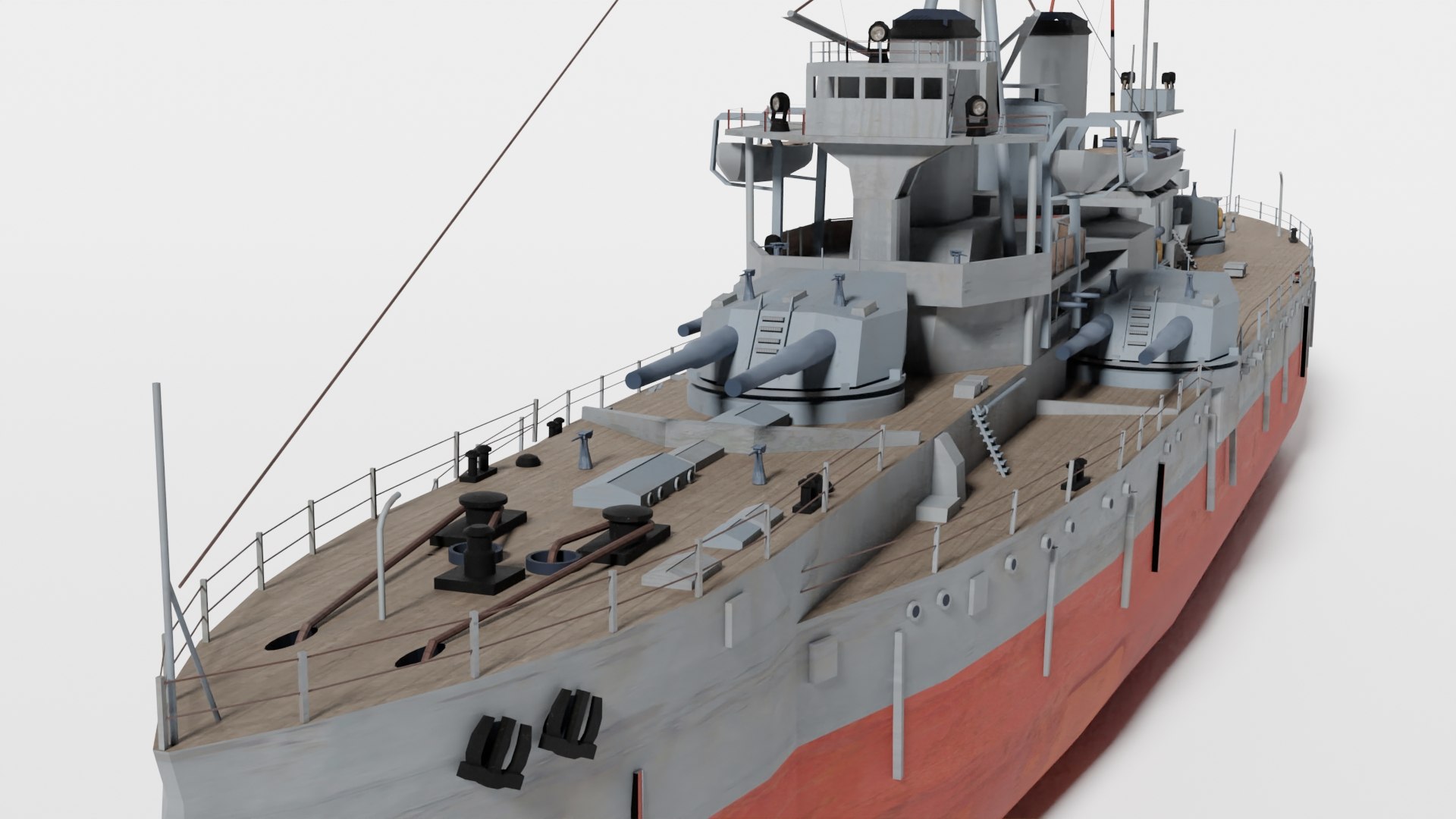 Historical Dreadnought Class Battleship 3D Model - TurboSquid 2040418