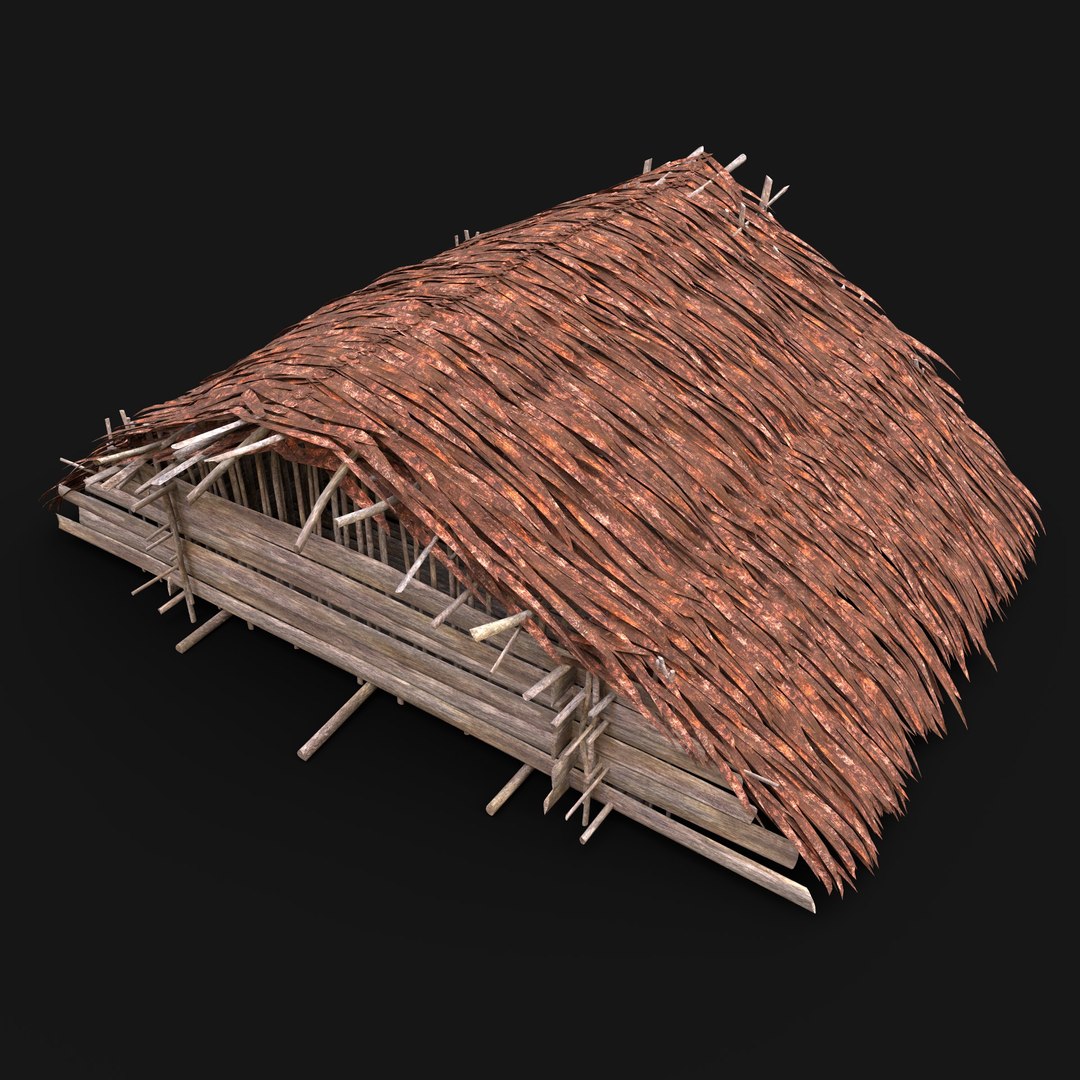 Tribal Jungle Hut - 3D Model by Enterables