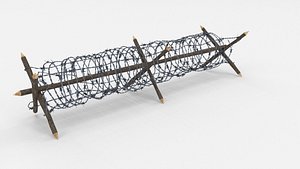 3D barbed wire obstacle