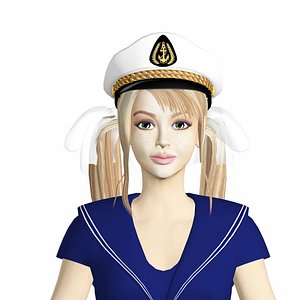 3D style cheerleading girl