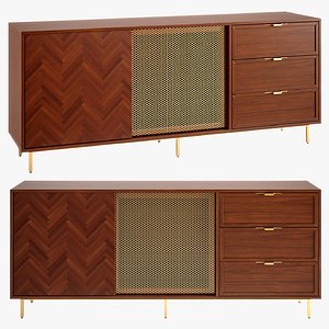 Lee Media Console 3D model
