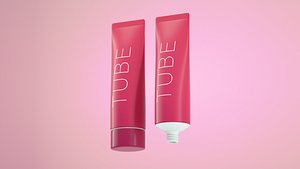3D cosmetic tube