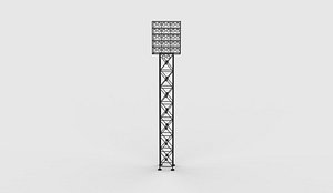 3D model stadium lighting tower 03 3D model