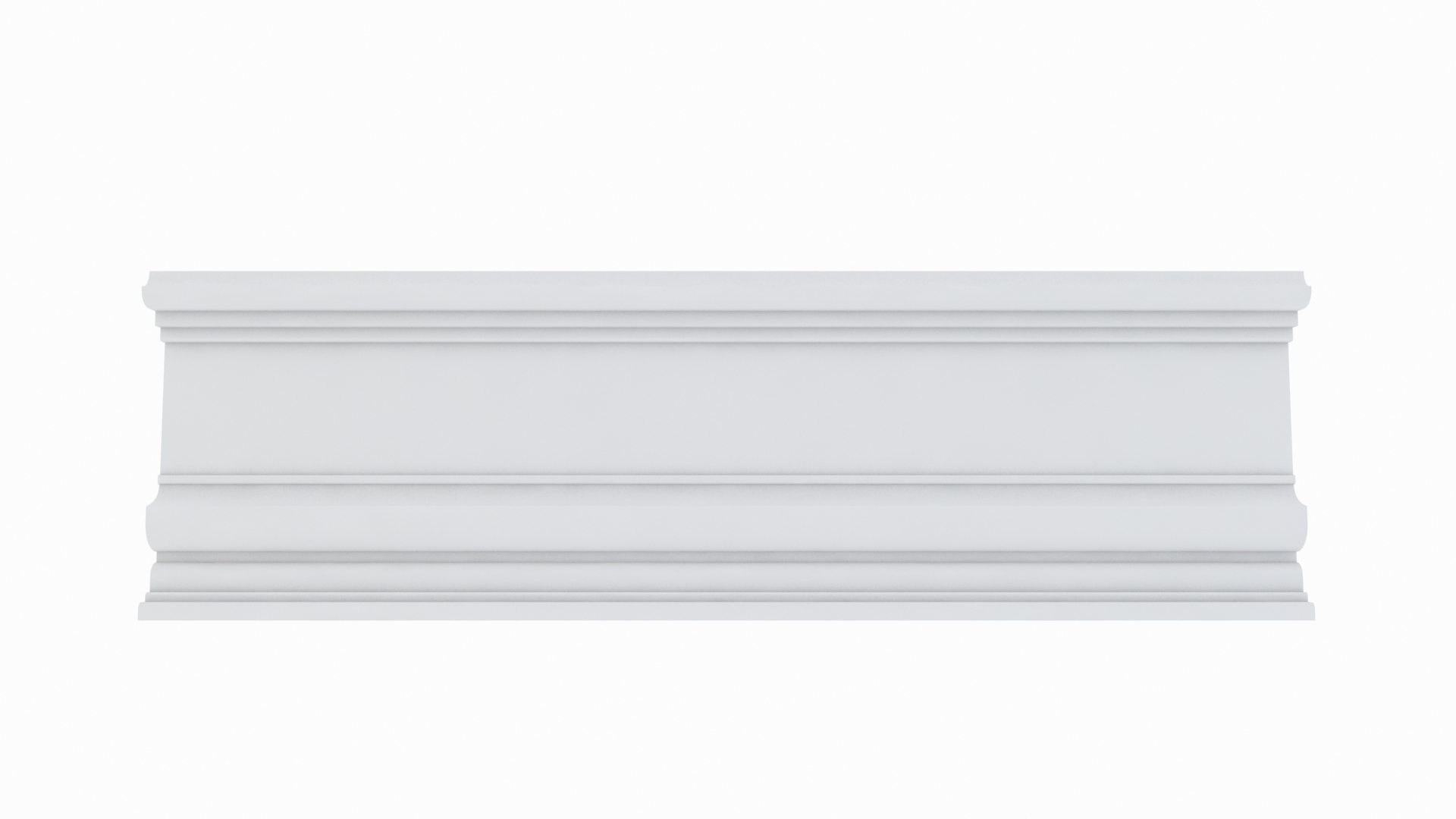 Cornice 185 Straight Model - TurboSquid 2030751