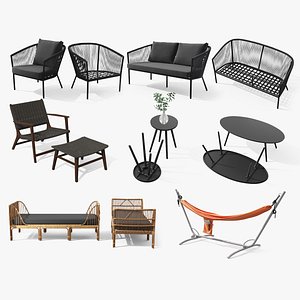Outdoor Furniture Collection - Corda 3D model