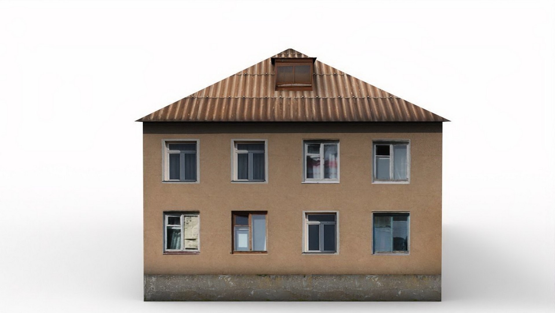 Two Storey House Model - TurboSquid 1729493