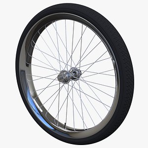 bicycle wheel 3d max