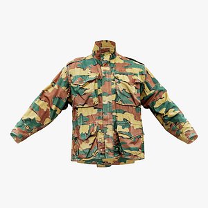 3D model Camouflage Jacket