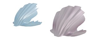 3D shell with pearl model