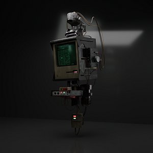 Scifi Retro Computer Asset