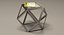 Coffee Table Metal/Glass 013