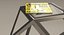 Coffee Table Metal/Glass 013