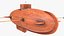 Vecchio sottomarino in legno