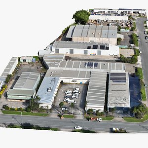 3D model Industrial Factory Buildings BR 06