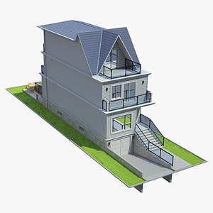 family house garage 3D
