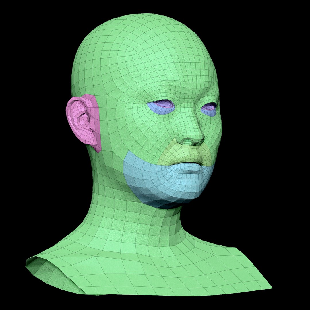 Retopologized 3D Head Dokuro Konyo 3D Model - TurboSquid 2159418