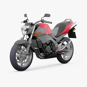 Suzuki GSR 600 2007 lowpoly 3D