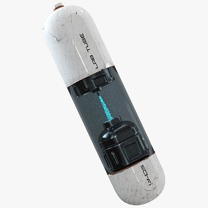 3D Sci Fi Lab Tube