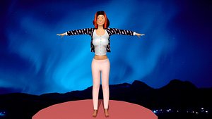 woman jacket 3D model