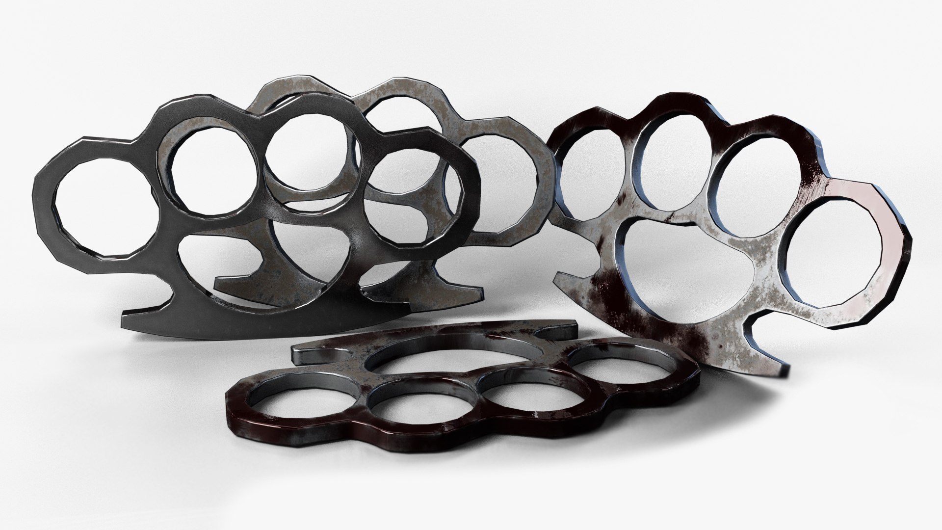 Brass Knuckle Model - TurboSquid 1688868