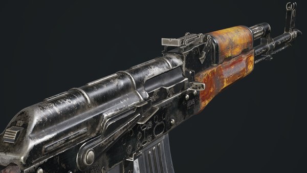 AKM Realistic Worn - PBR Game Ready 3D model - TurboSquid 1960141