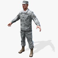 Real-Time US-Soldier 3D Model