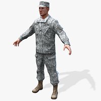Real-Time US-Soldier 3D Model