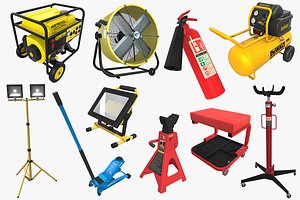 autoservice props pack vol 2 3D