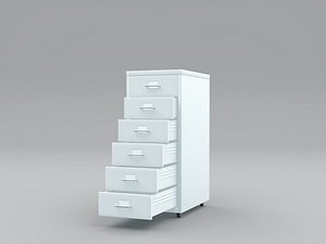 3d ikea helmer - office model