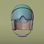 ski helmet model high poly