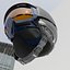 ski helmet model high poly