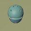 ski helmet model high poly