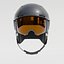 ski helmet model high poly