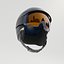 ski helmet model high poly