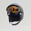 ski helmet model high poly