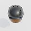 ski helmet model high poly