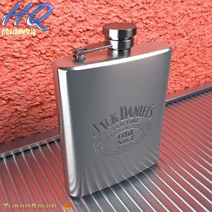 3ds hip flask 01