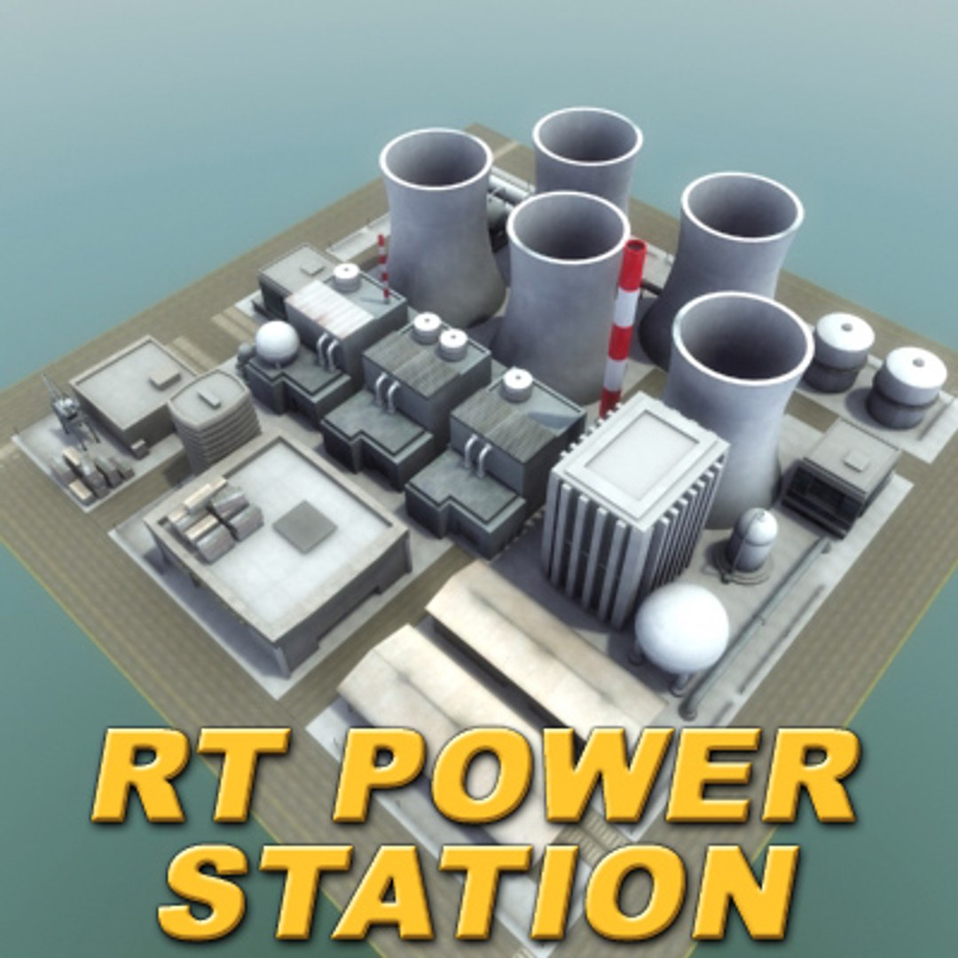 Industrial Powerstation Rt 3d Model