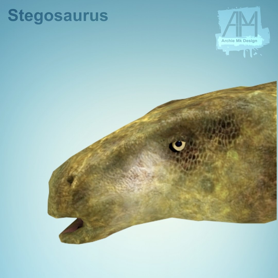 3d 3ds Stegosaurus Dinosaur Dino