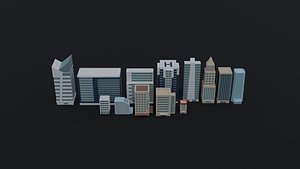 3D buildings architecture