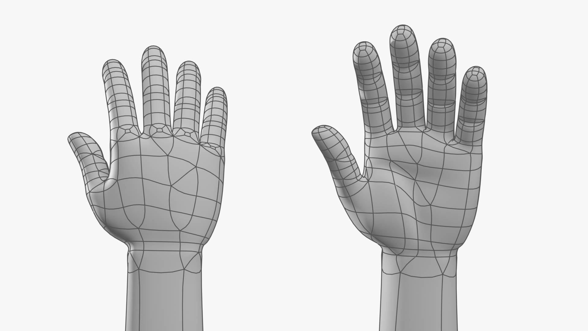 Cartoon Hands Rigged For Blender 3D Model TurboSquid 2057166
