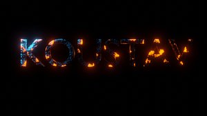 3D Text Video For Intro