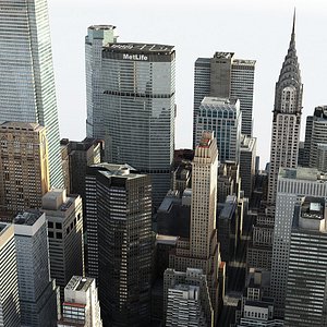 Manhattan District 02 Low Poly Updated