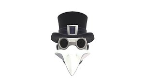 lowpoly Plague Doctor Mask
